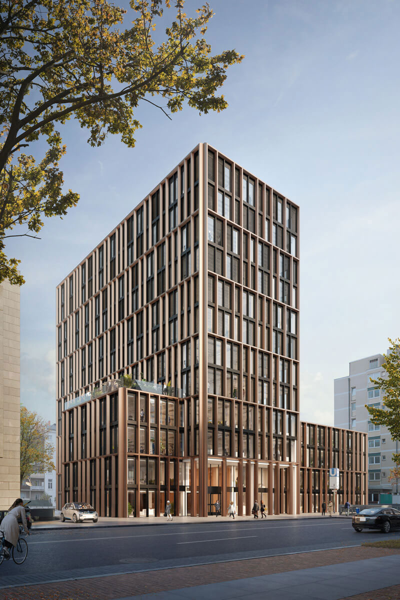 Fassade für Geschäftshaus in Frankfurt am Main – von Metallbau Möller